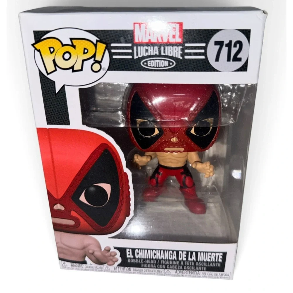 Funko Pop Marvel Lucha Libre El Venenoide #707 & El Chimichanga #712 Lot